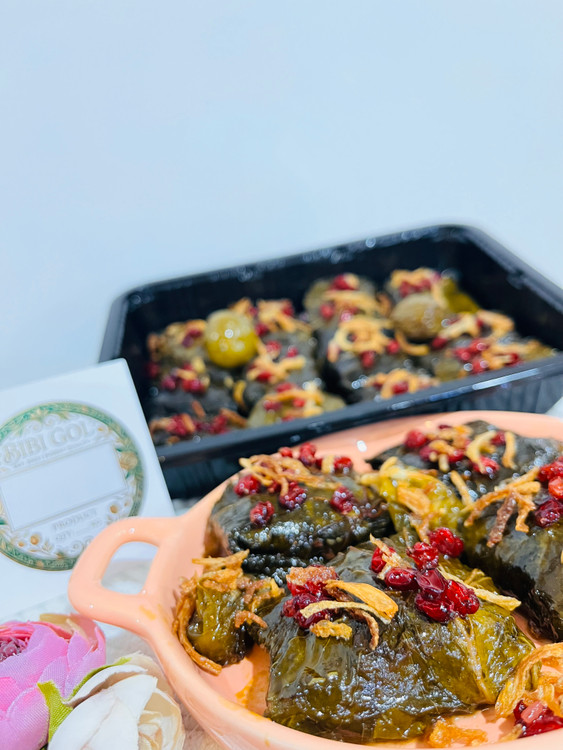 دلمه برگ مو خانگی و مجلسی بی بی گل✨