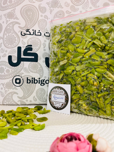 محصول نهایی باقالی سبز کاشان