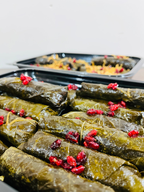 دلمه برگ لوله ای بی بی گل
