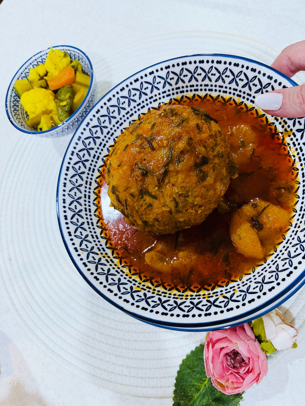 کوفته تبریزی خانگی با سس مخصوص