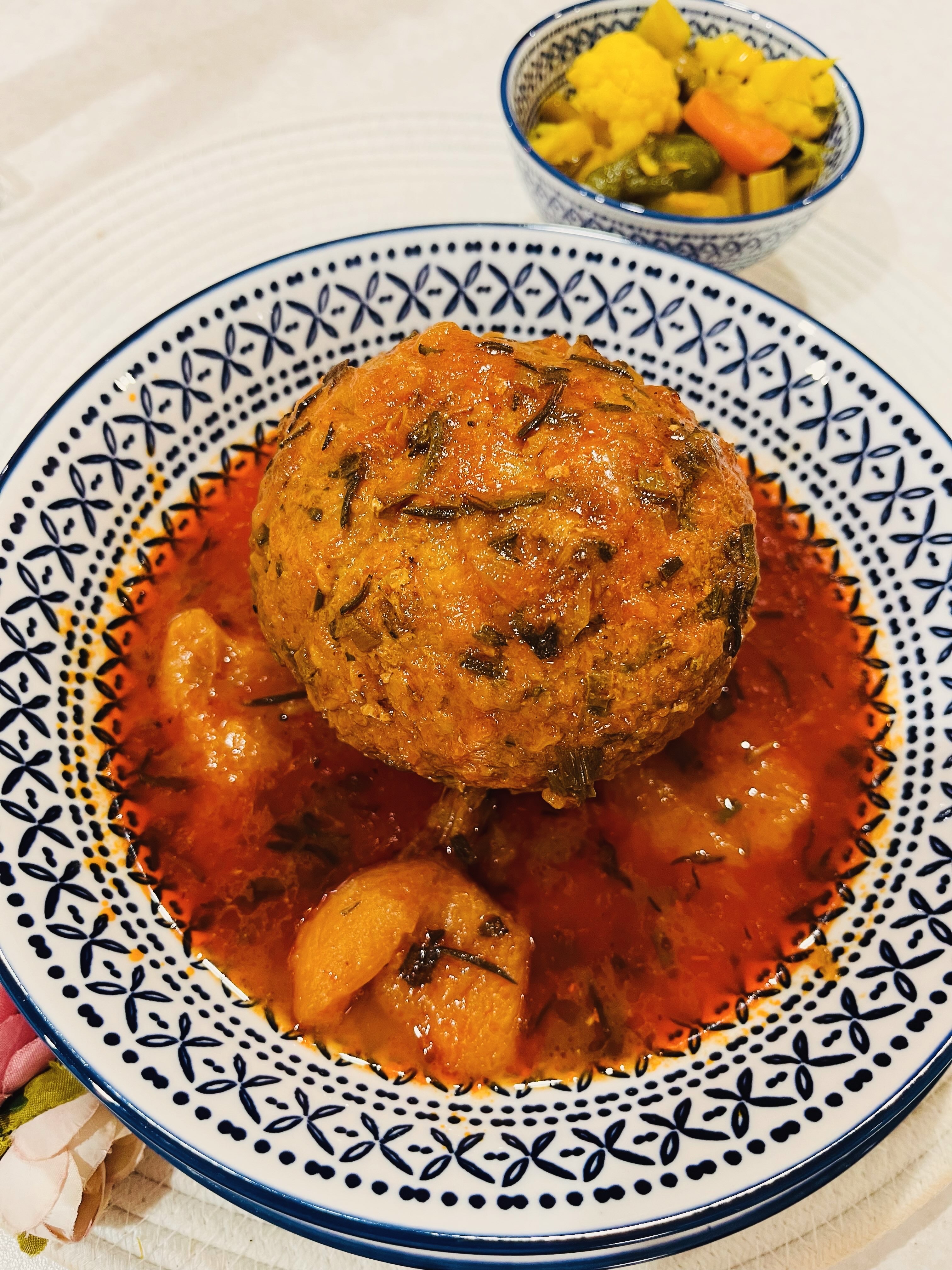 کوفته تبریزی خانگی با سس مخصوص