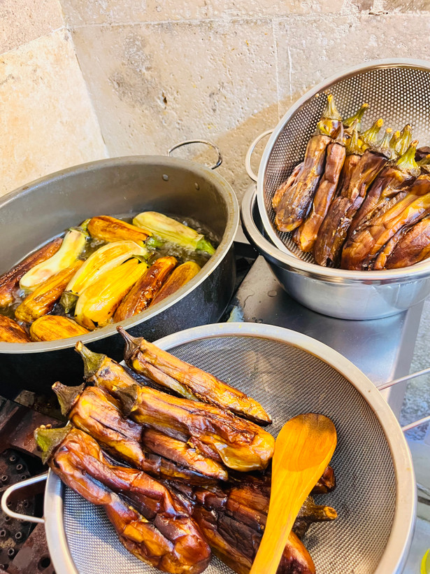 کدو سرخ شده (تر و ترد)