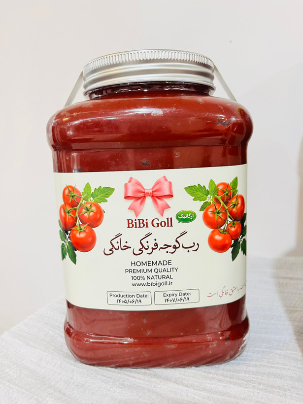 رب گوجهفرنگی خانگی بیبی گل | ۱۰۰٪ طبیعی بدون نگهدارنده